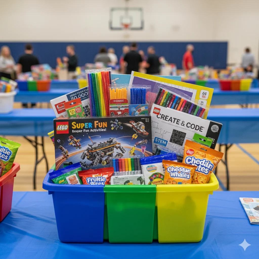 Kids Activity Night school raffle basket