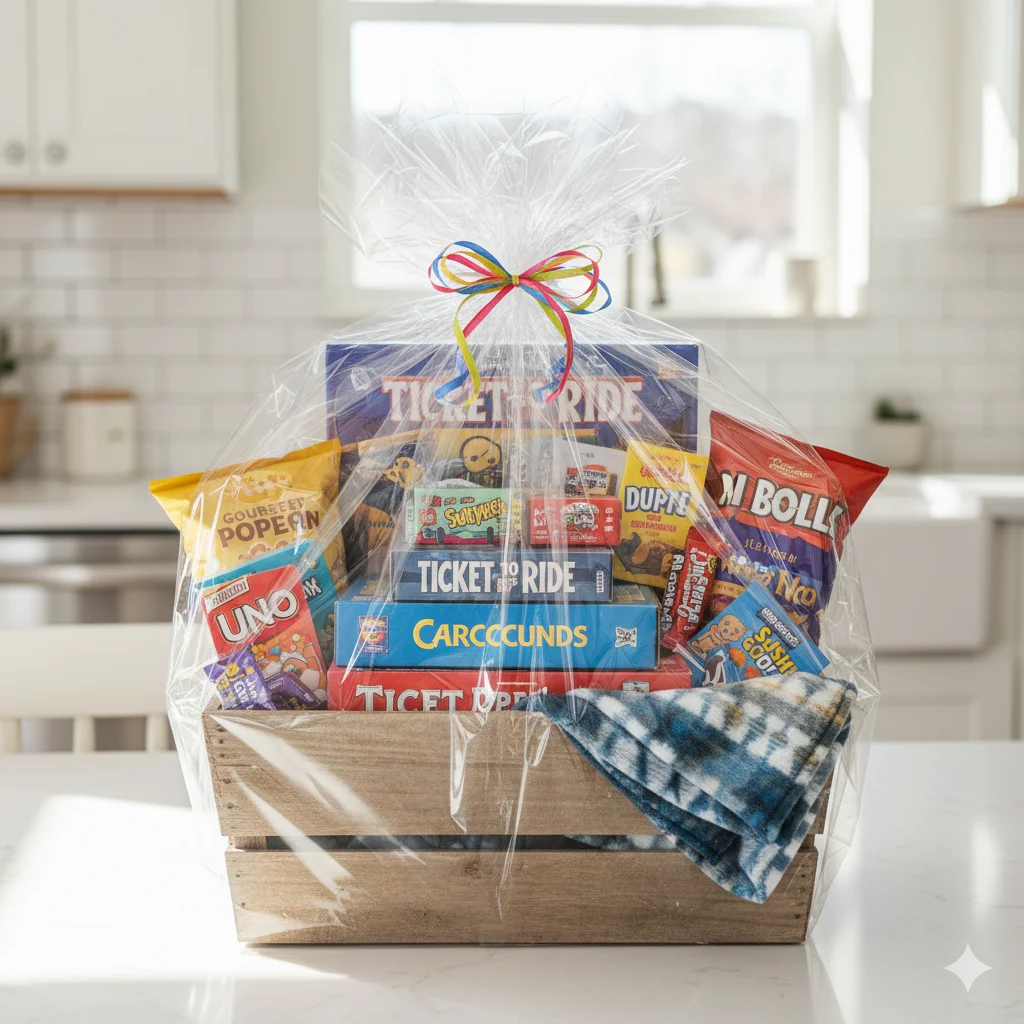 Coffee lover raffle basket with French press and café gift card